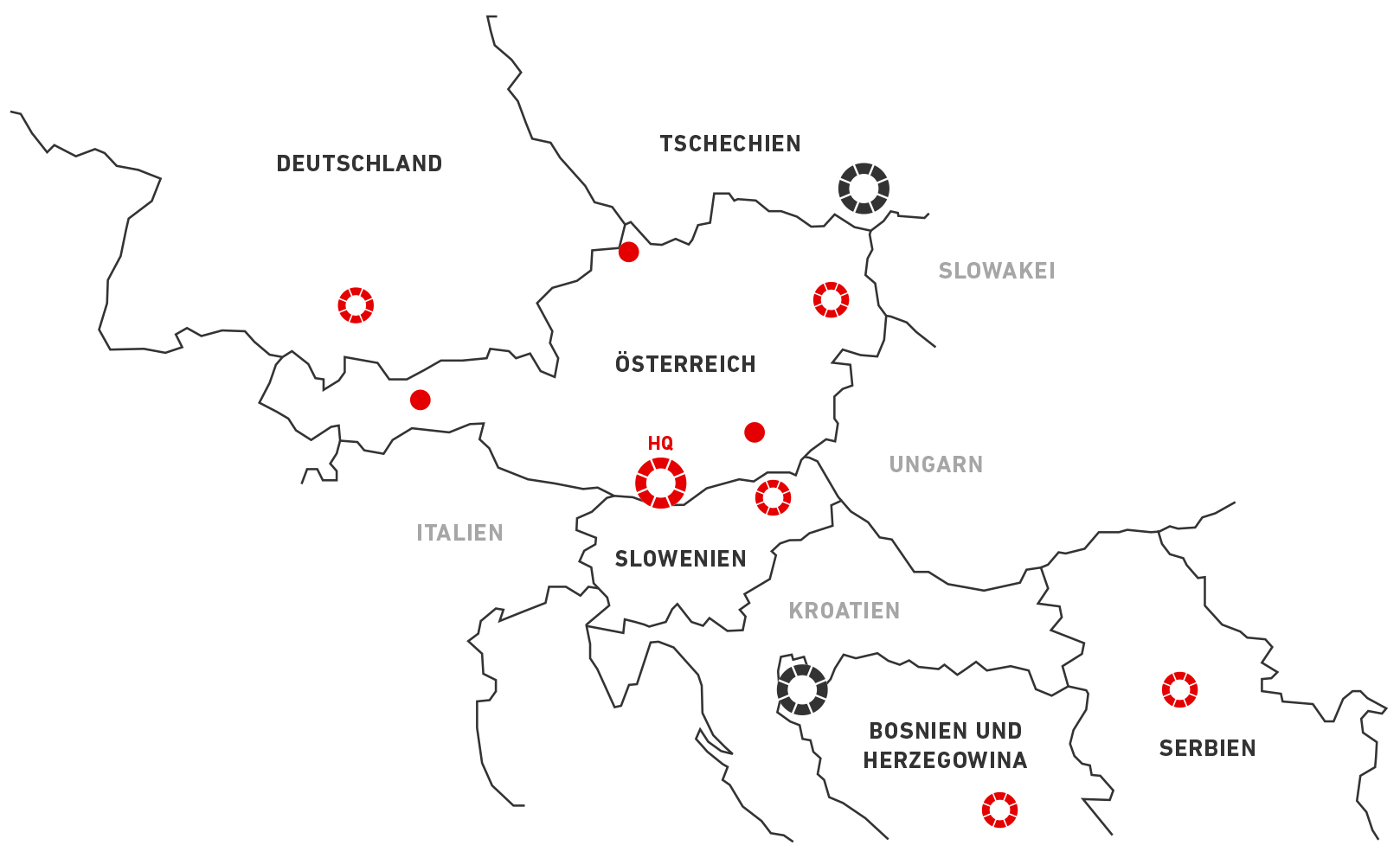 Standorte J. Pichler GesmbH